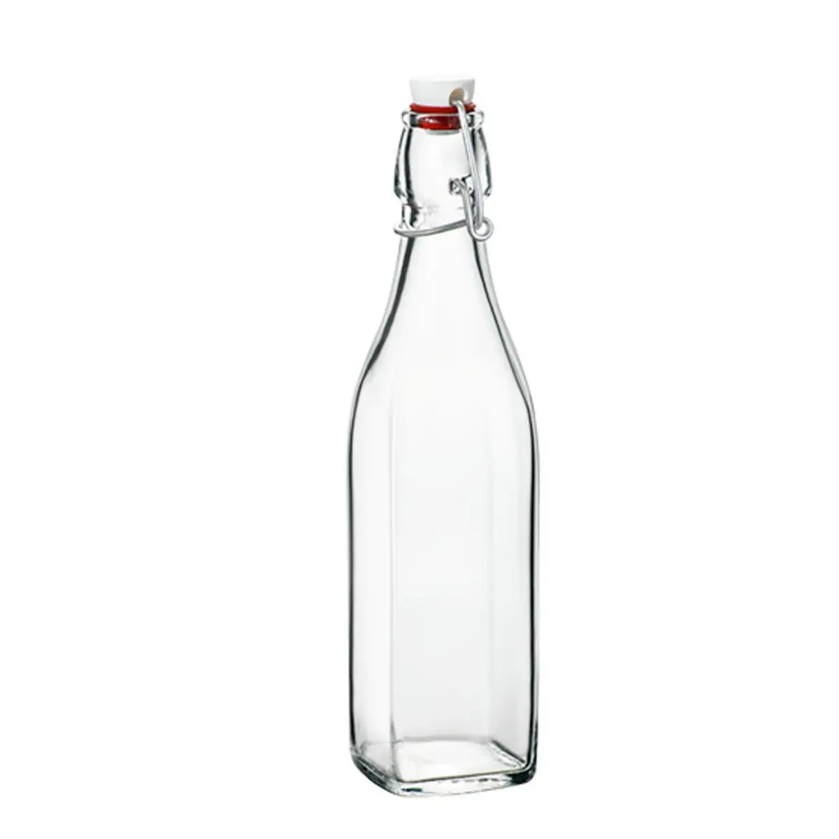 Bormioli Rocco Square Swing Bottle 33.75 Ounce | Leak Proof Glass Bottle for Oils & Vinegars - view 4