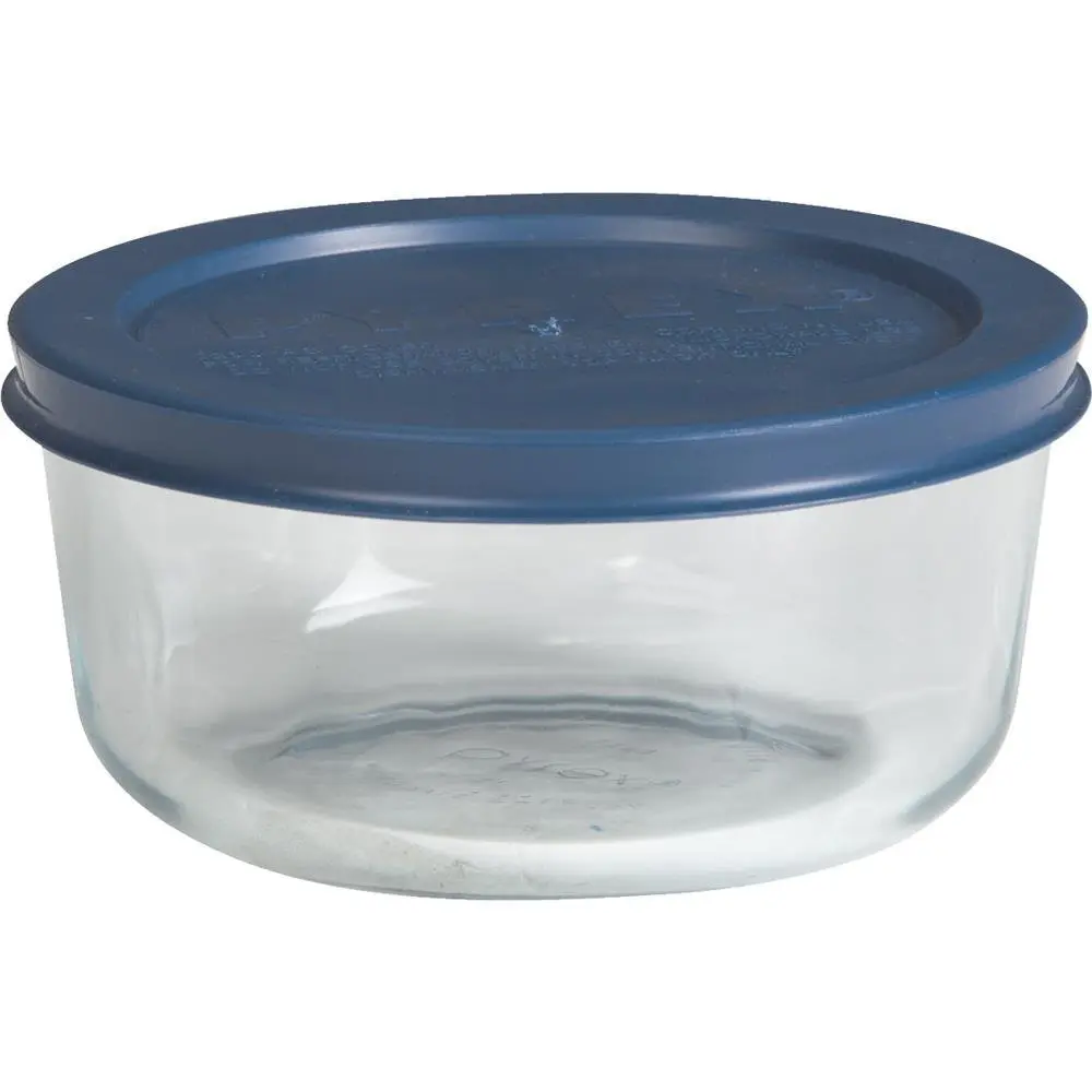 Pyrex Simply Store 2-Cup Round Glass Food Storage Dish with Lid | Microwave Safe, BPA-Free, 0.65L (2 Fl Oz) - view 5