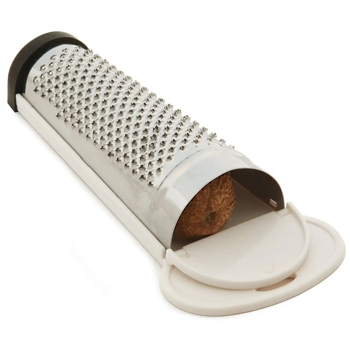 Norpro Nutmeg Grater with Storage Compartment, 14cm (5.5in) | Freshly Grates Spices & Citrus - view 3