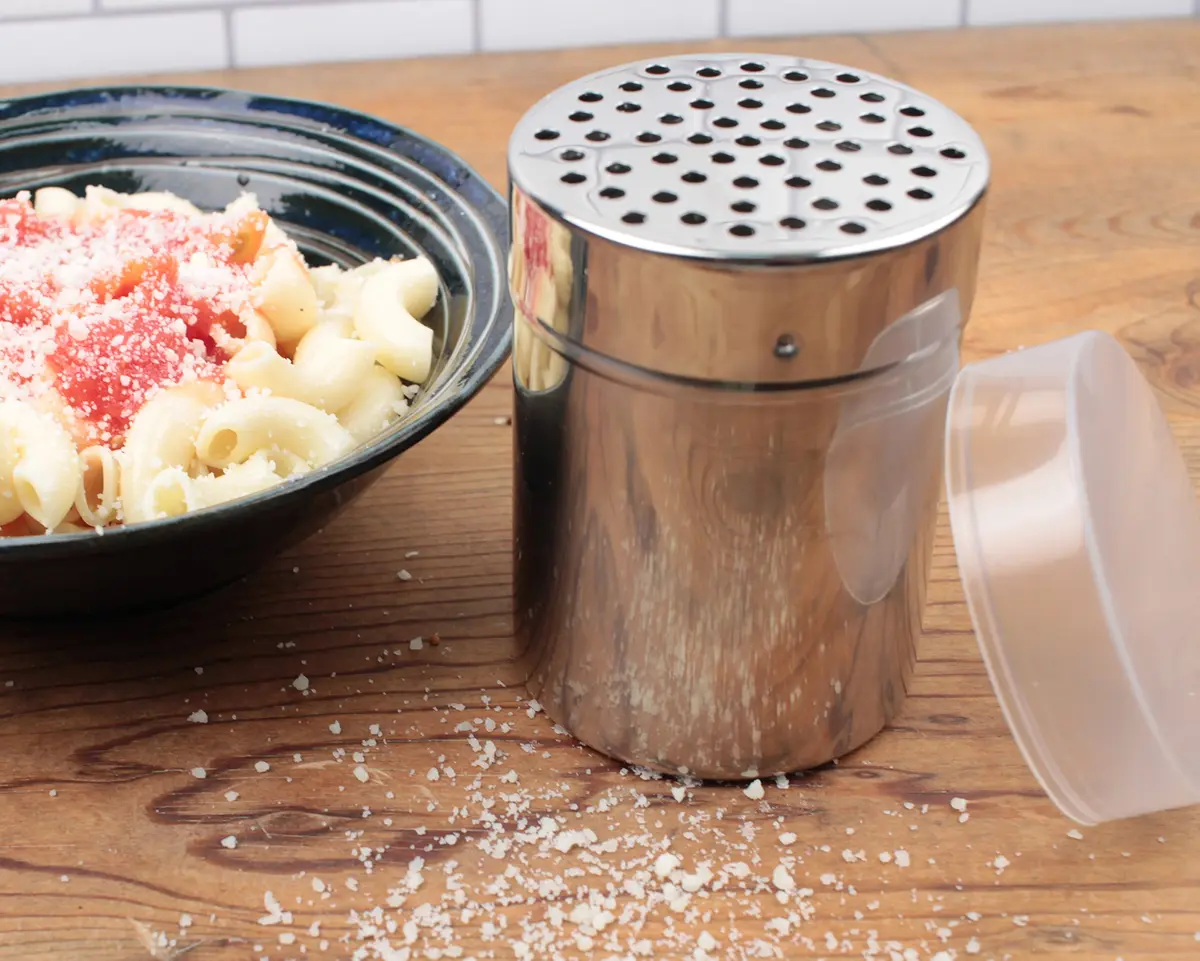RSVP International Endurance Kitchen Shaker Collection 11 oz Stainless Steel | Compact & Airtight - view 5