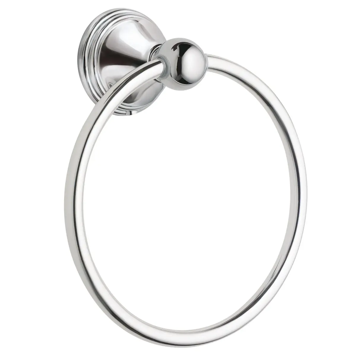 Moen Preston Polished Chrome Hand-Towel Ring | 17.8 cm (7 Inch) Wall Mounted Holder - main product image
