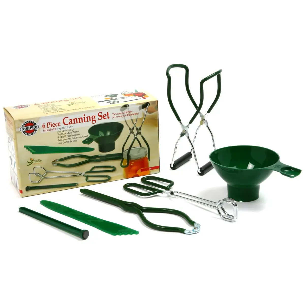 Norpro Canning Essentials Boxed Set, 6 Piece Set | Essential Tools for Home Canning & Dehydrating - main product image