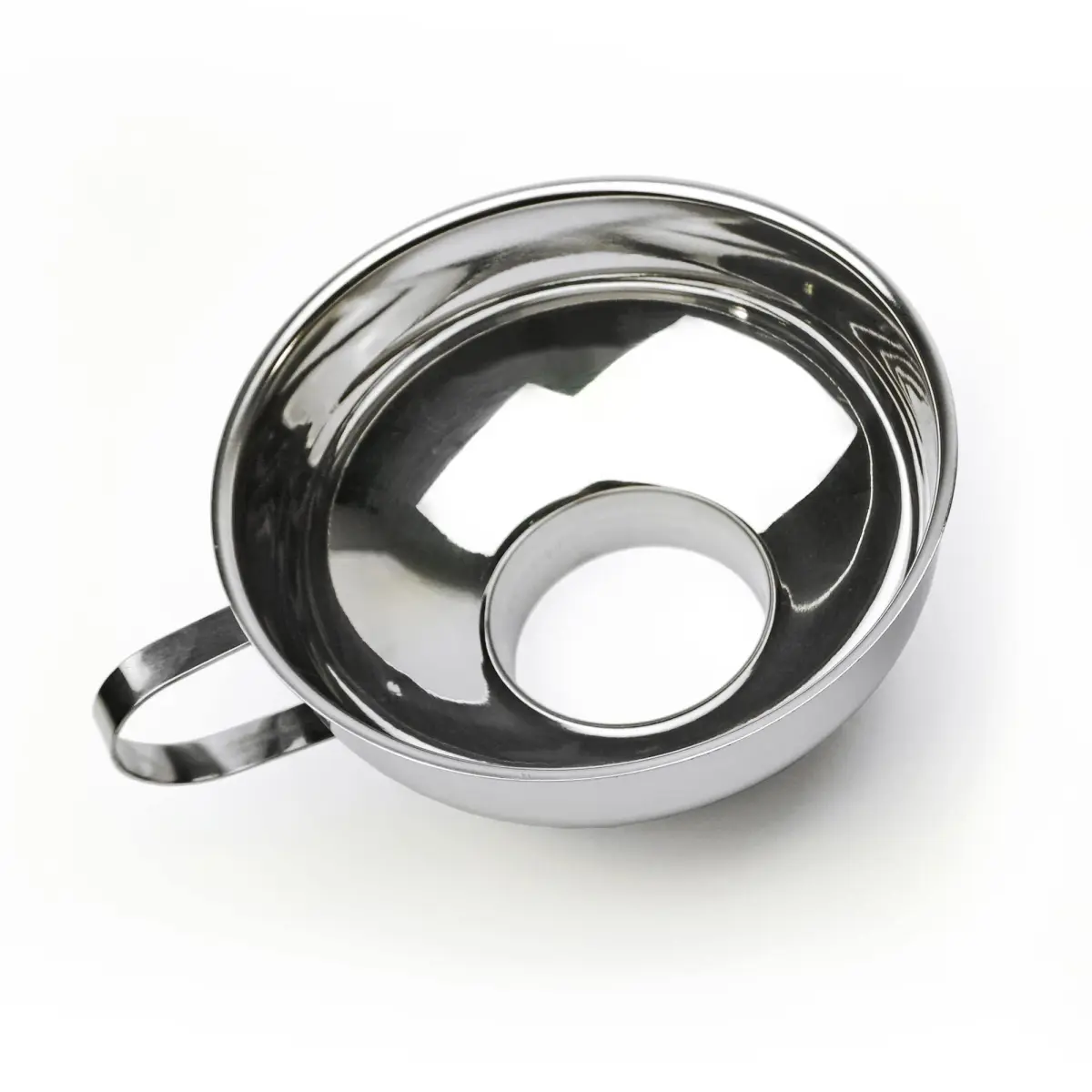 RSVP International Endurance Canning Funnel 2.27 kg (5 lb) | Non-Reactive Stainless Steel for Easy Canning - view 2