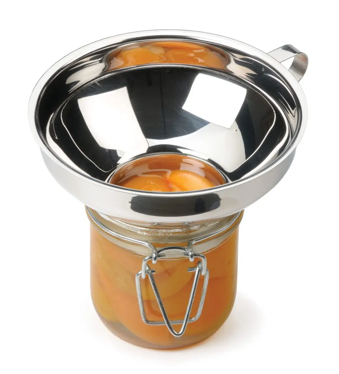 RSVP International Endurance Canning Funnel 2.27 kg (5 lb) | Non-Reactive Stainless Steel for Easy Canning - view 3