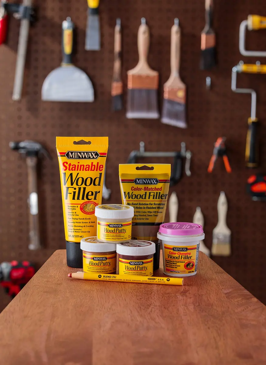 Minwax Wood Putty Golden Oak 106 g (3.75 oz) | Repairs Scratches & Gouges - view 6