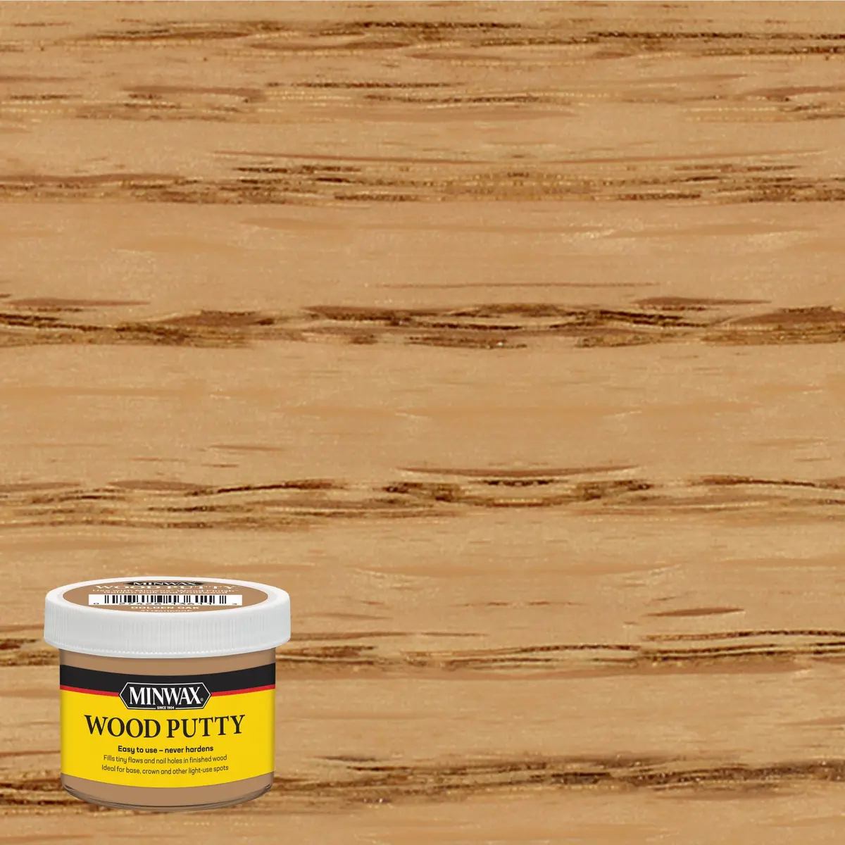 Minwax Wood Putty Golden Oak 106 g (3.75 oz) | Repairs Scratches & Gouges - view 2