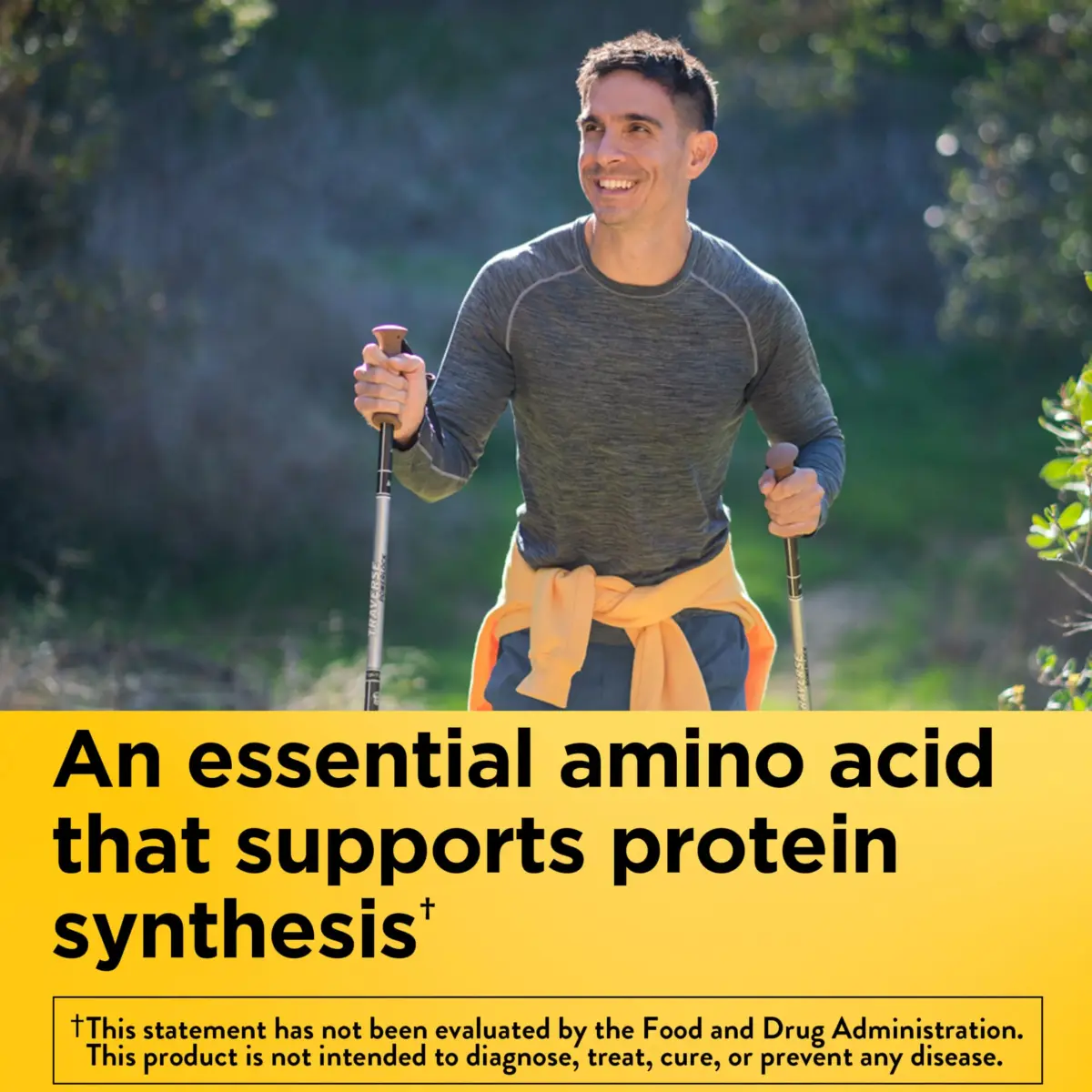 Nature Made L-Lysine 1000 mg Tablets 60 Count | Essential Amino Acid for Protein Synthesis - view 2