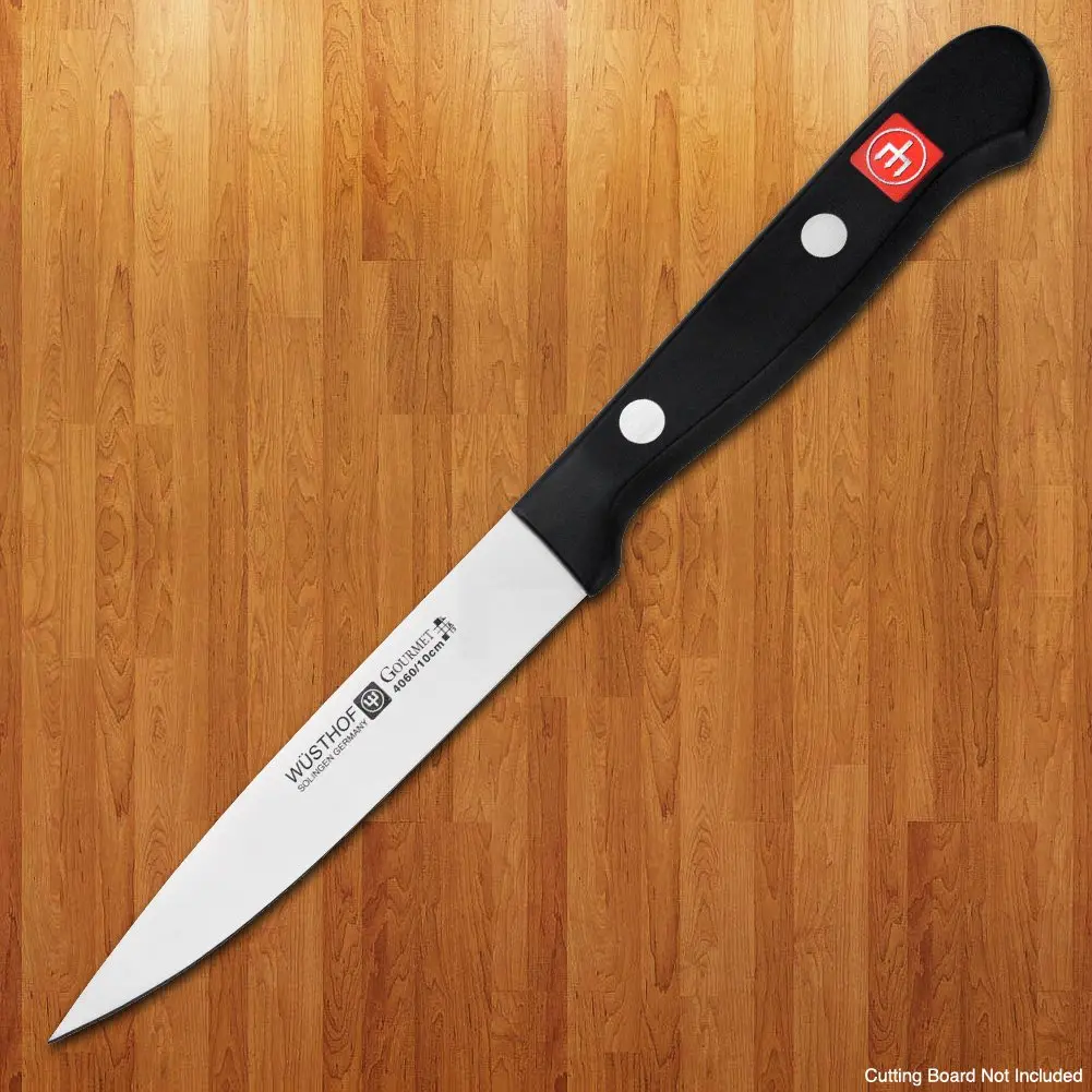 Wüsthof W-4060/10 4-Inch Paring Knife | High Carbon Stainless Steel, Black Handle - view 8