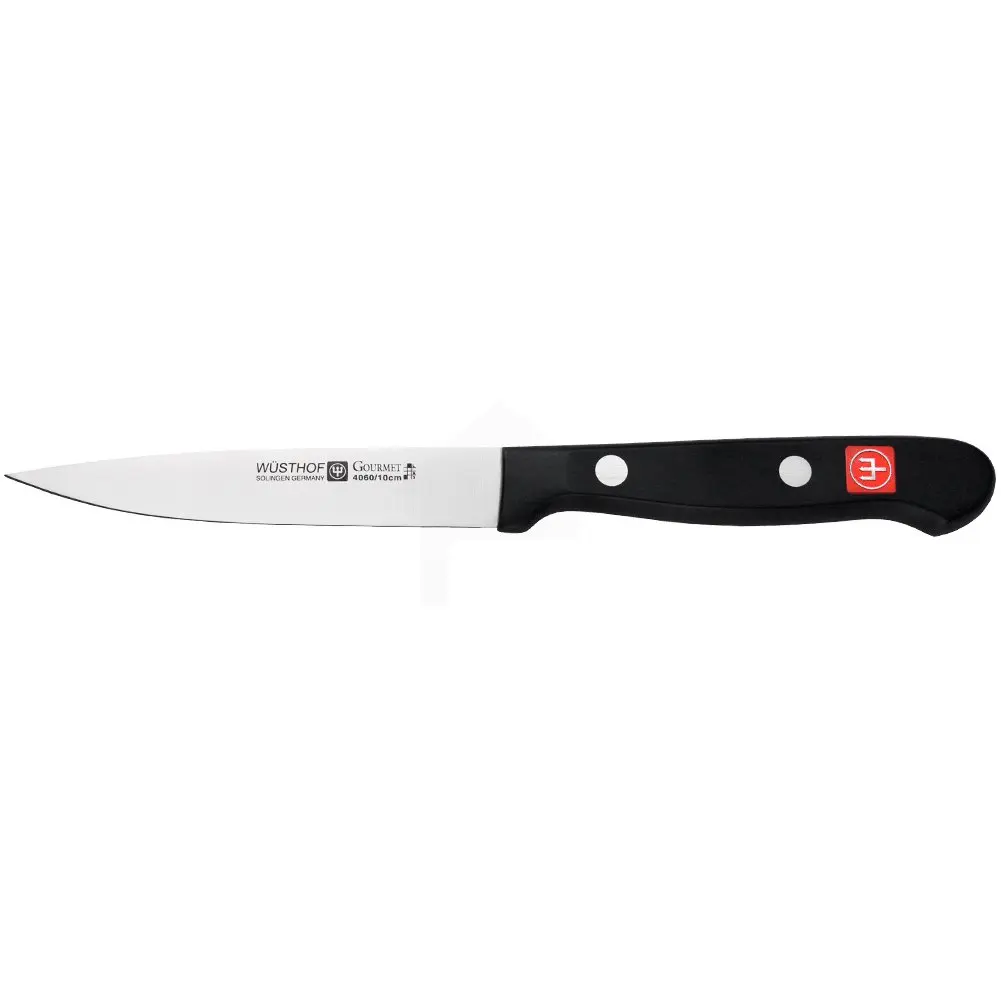 Wüsthof W-4060/10 4-Inch Paring Knife | High Carbon Stainless Steel, Black Handle - view 9