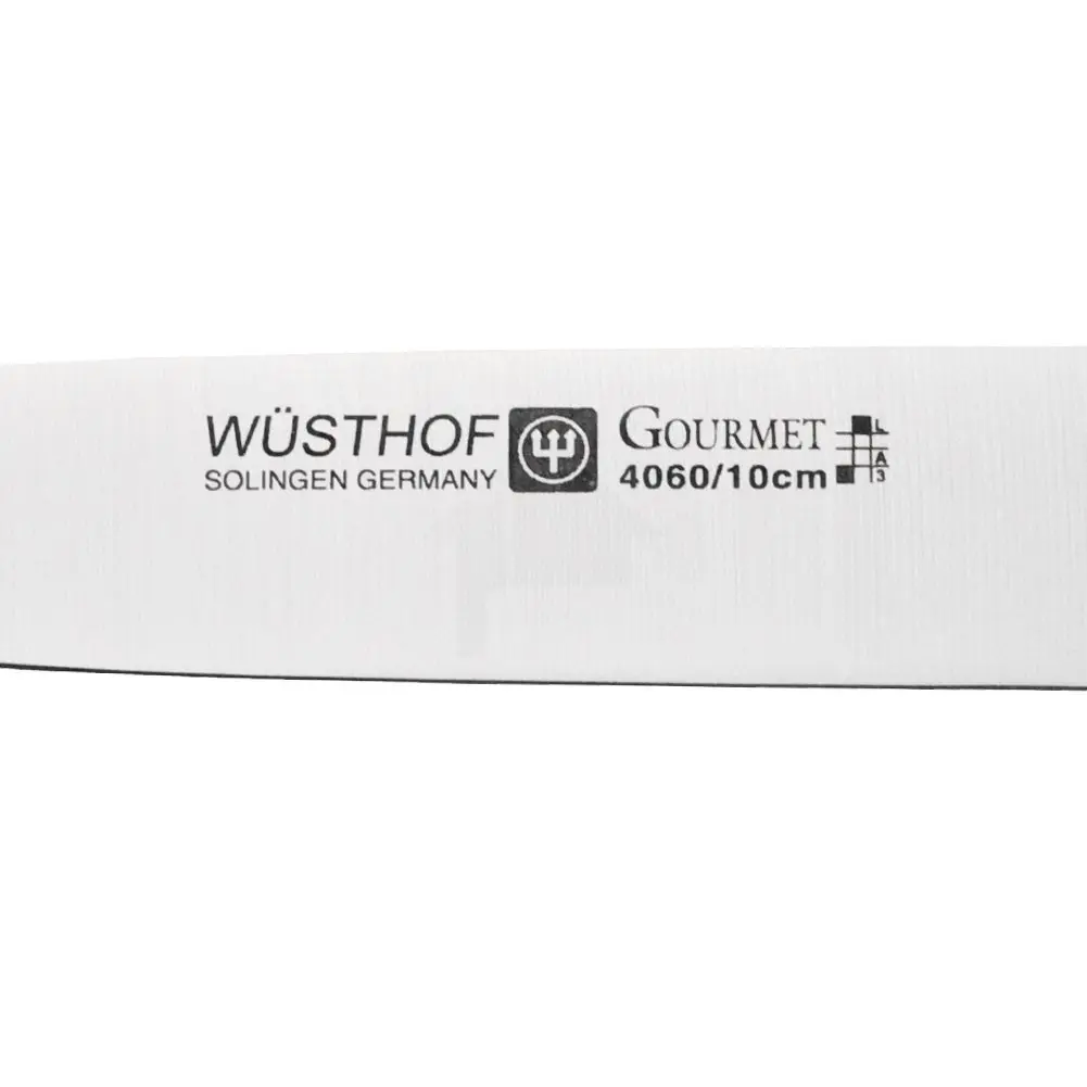 Wüsthof W-4060/10 4-Inch Paring Knife | High Carbon Stainless Steel, Black Handle - view 3