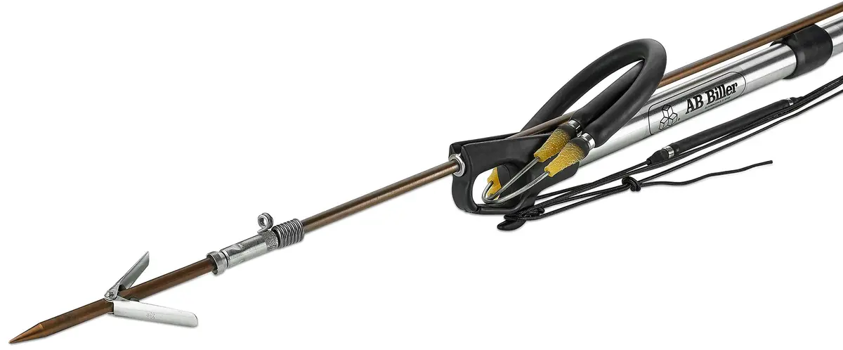 AB Biller SS24 Stainless Steel Professional Speargun, 24" | Heavy-Duty Ice Spearing Equipment - view 3