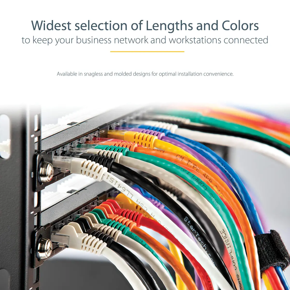 StarTech.com 50ft (15.2m) Cat 6 Ethernet Cable | ETL Verified Gigabit Network Patch Cord - view 5