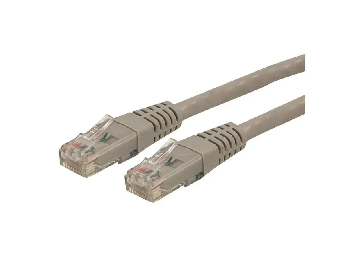 StarTech.com 10ft (3m) Cat 6 Ethernet Cable Gray | High-Speed Gigabit Network Patch Cord - main product image