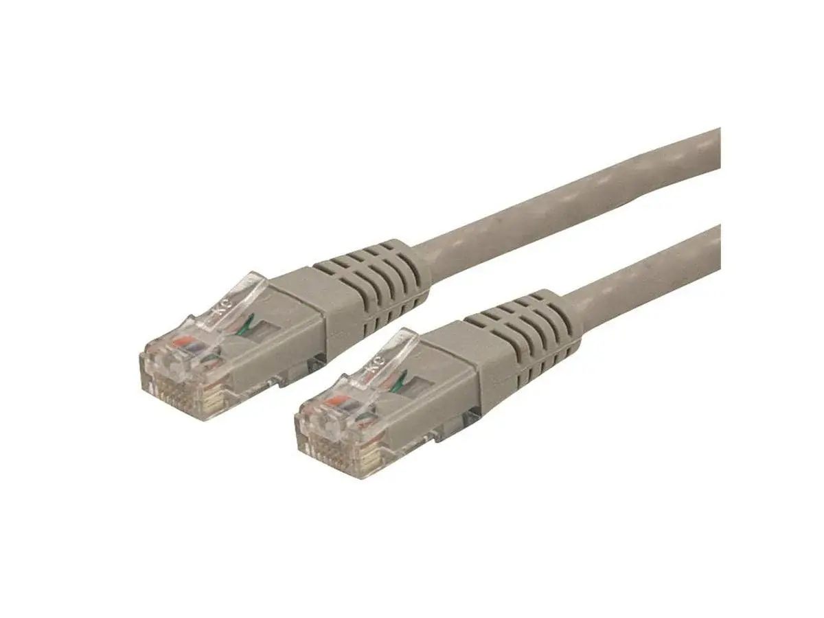 StarTech.com 10ft (3m) Cat 6 Ethernet Cable Gray | High-Speed Gigabit Network Patch Cord - view 2