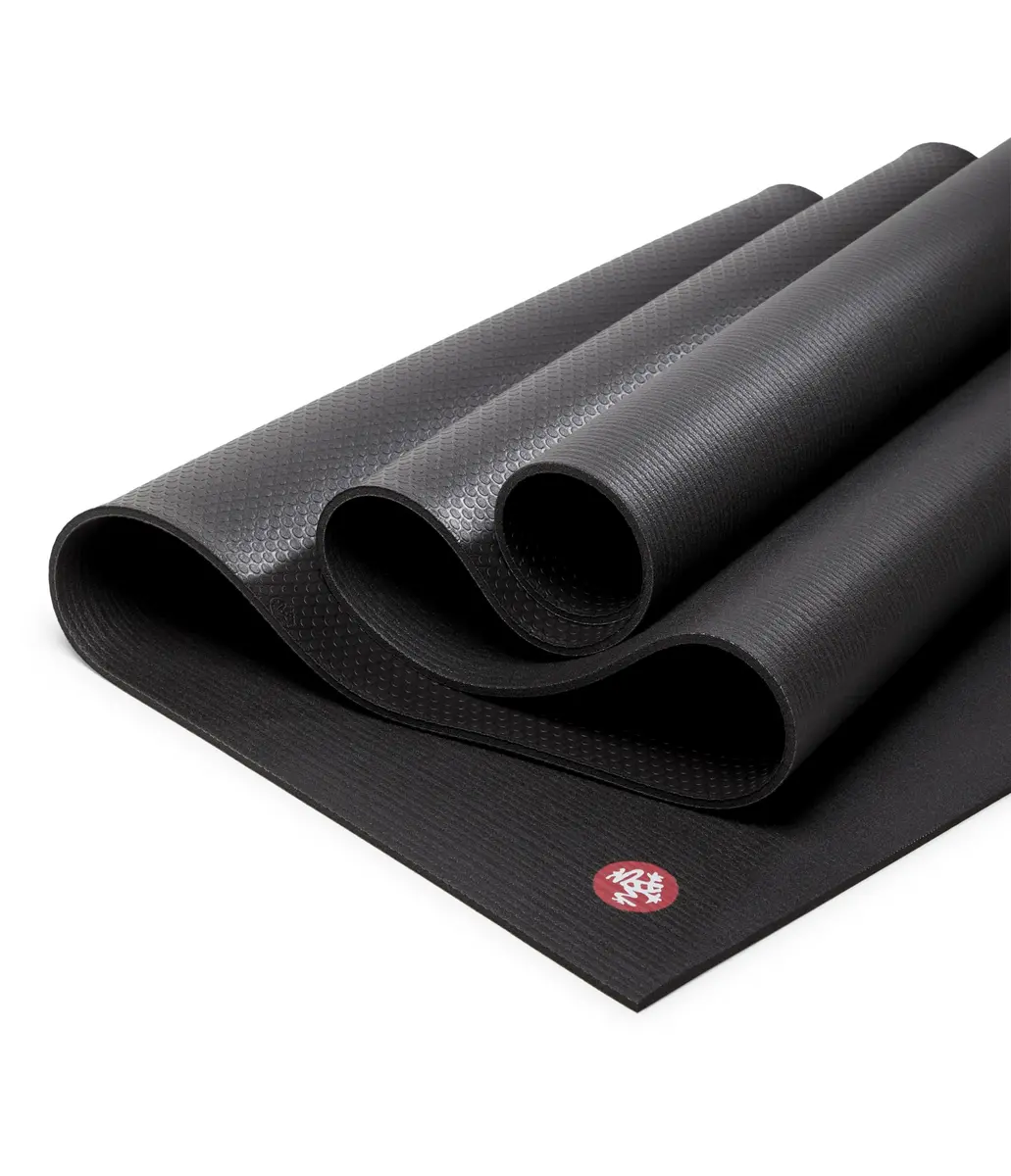 Manduka PRO Yoga Mat Black 180cm (71 in) x 66cm (26 in) 6mm | Lifetime Durability & Stability - view 6