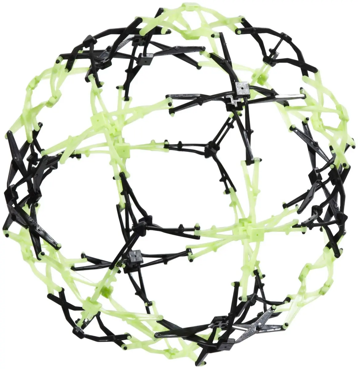 John N. Hansen Hoberman Mini Sphere - Firefly Glow | Expands from 5.5" to 12" in Dark - main product image