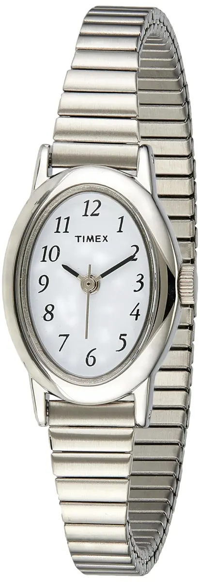 Timex Women's T21902 Cavatina Silver-Tone Stainless Steel Expansion Band Watch - main product image