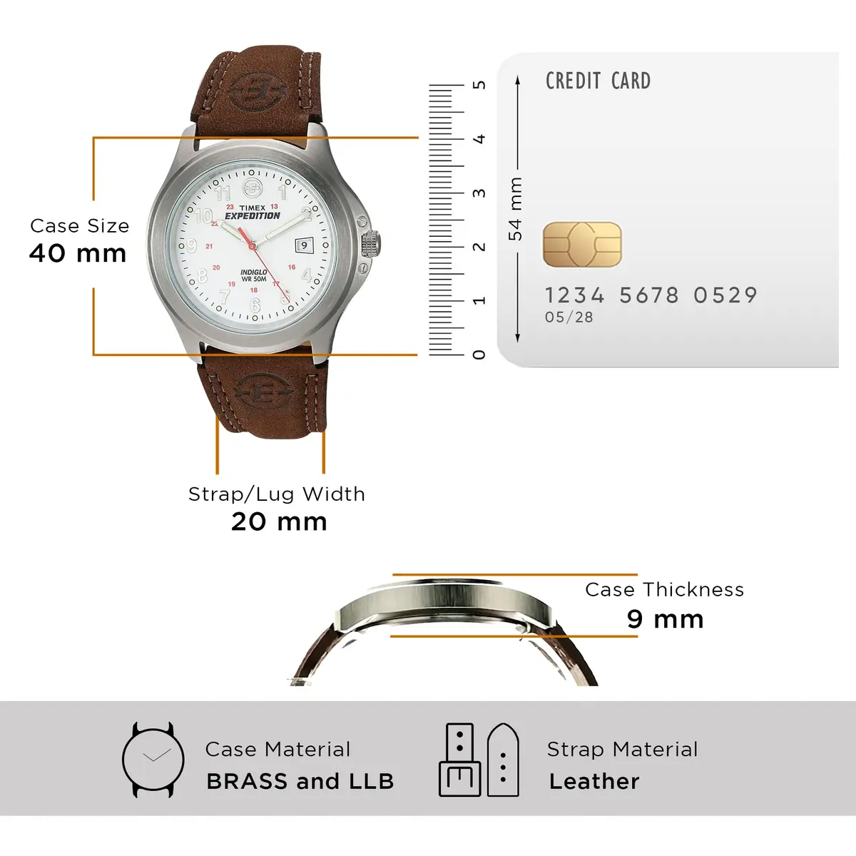 Timex Men's Expedition Metal Field 40mm Watch, White Dial | Classic Rugged Style - view 8