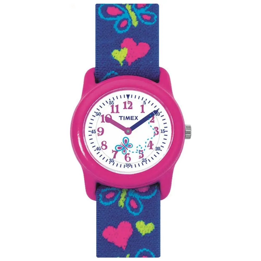 Timex Time Machines® 29mm Elastic Fabric Kids Watch | Water-Resistant & Easy to Read (70-120 chars) - main product image