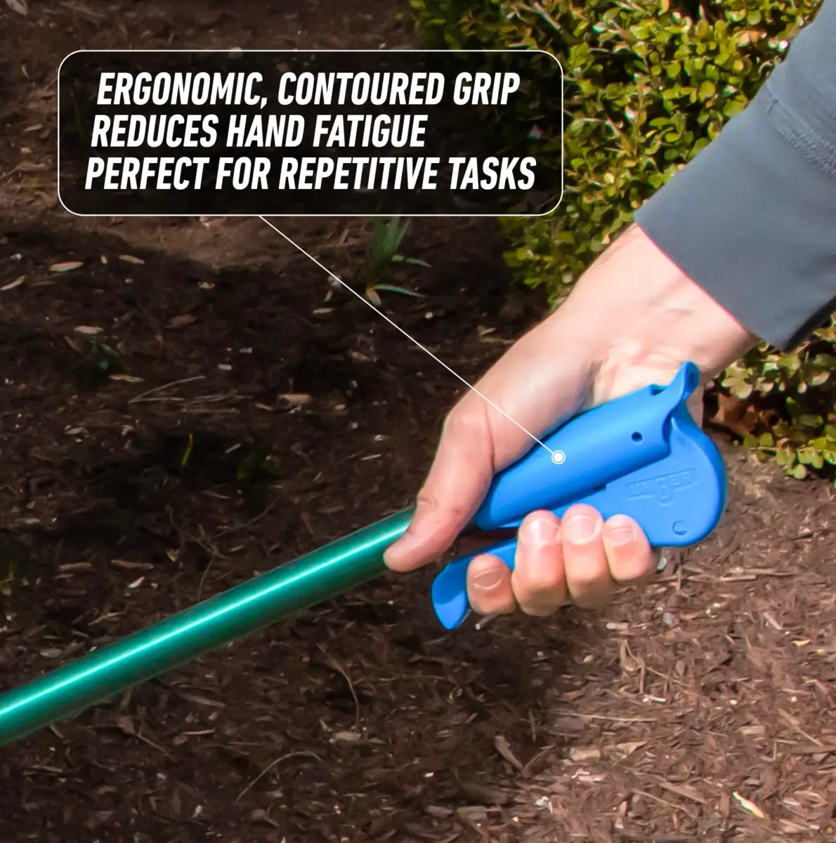 UNGER 36" Nifty Nabber Reacher with Built-in Magnet & Ergonomic Grip | Lightweight Aluminum Pole for High & Low Reach - view 3