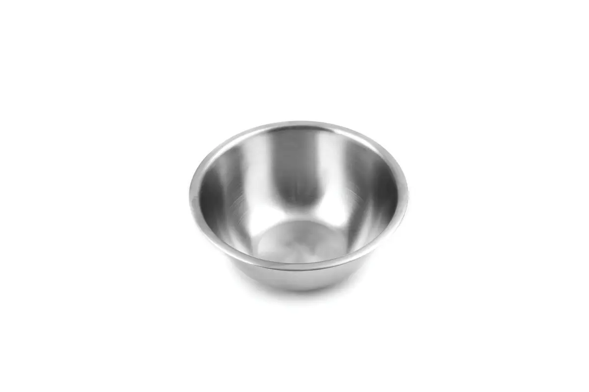 Fox Run Stainless Steel Small Mixing Bowl 7.25 x 7.25 x 3.75 inches | Durable, Dishwasher Safe - main product image