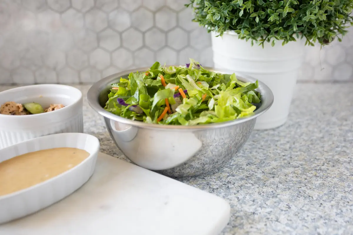 Fox Run Stainless Steel Small Mixing Bowl 7.25 x 7.25 x 3.75 inches | Durable, Dishwasher Safe - view 3