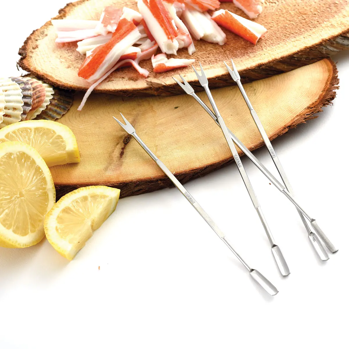 Norpro Seafood Forks 6.75" | Stainless Steel Shellfish Pick Set - view 5