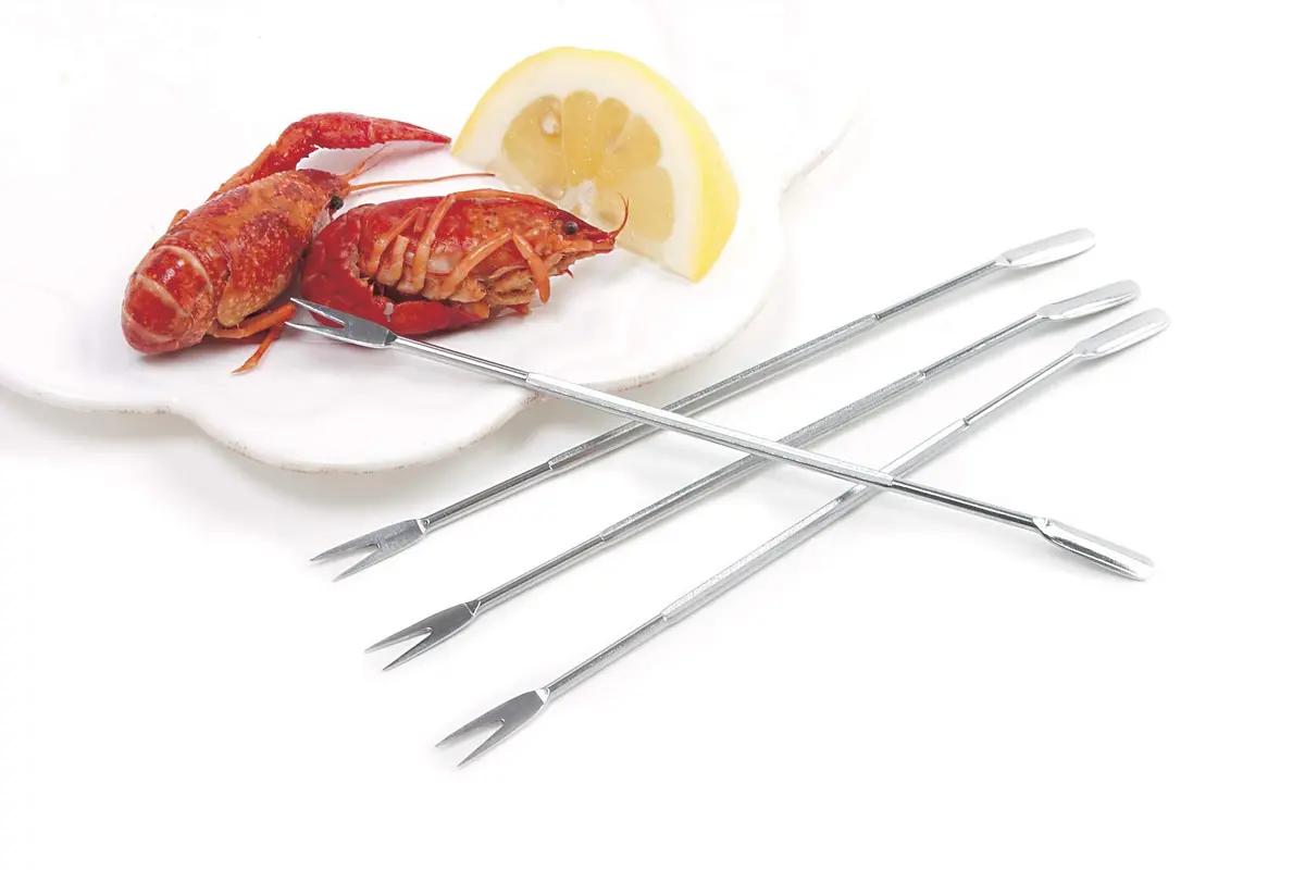 Norpro Seafood Forks 6.75" | Stainless Steel Shellfish Pick Set - view 4