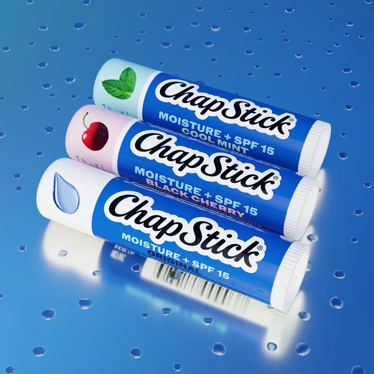 ChapStick Moisture + SPF 15 Bulk Lip Balm Sunscreen 24-Pack, 0.15 Oz Ea | Hydrates & Protects with Broad Spectrum SPF 15 - view 8
