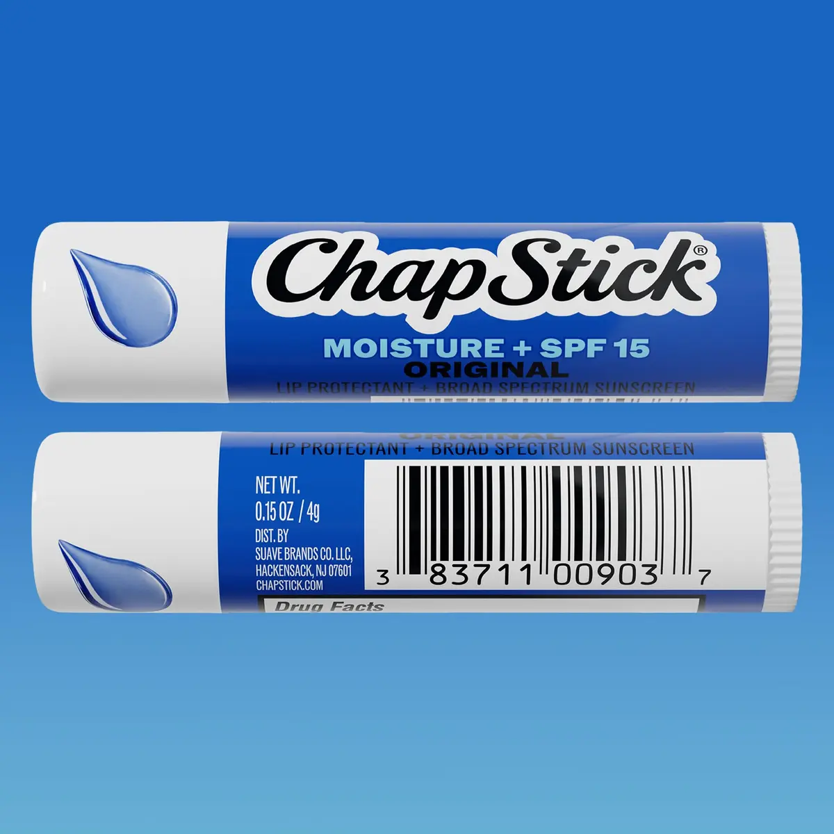 ChapStick Moisture + SPF 15 Bulk Lip Balm Sunscreen 24-Pack, 0.15 Oz Ea | Hydrates & Protects with Broad Spectrum SPF 15 - view 9