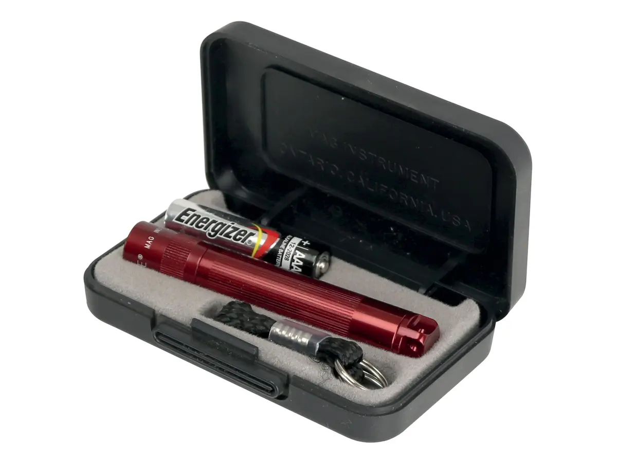 MagLite Solitaire Incandescent AAA Flashlight Red | 8cm (3.15in) - 1x AAA Battery Included - view 2