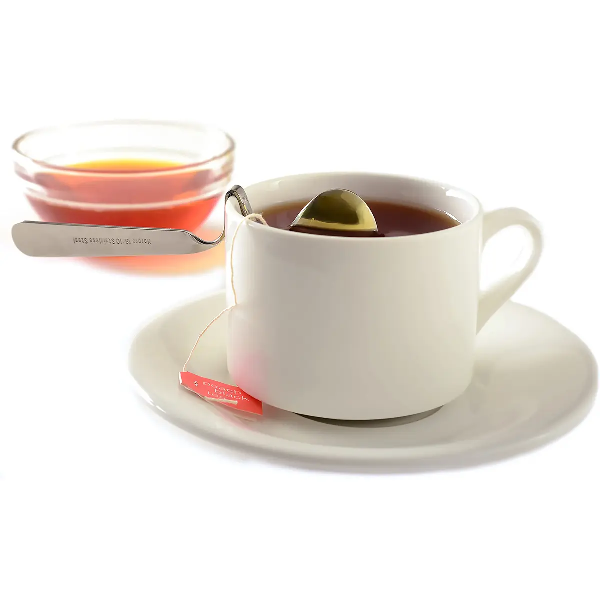 Norpro Silver Stainless Steel Honey/Jam Spoon 14cm (5.5 inch) | Hooks onto Jar Rim - view 3