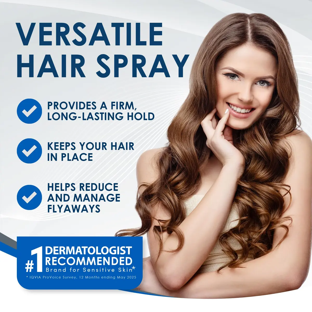 Vanicream Firm Hold Hairspray 236ml (8 Fl Oz) | Dermatologist Tested for Sensitive Skin - view 2