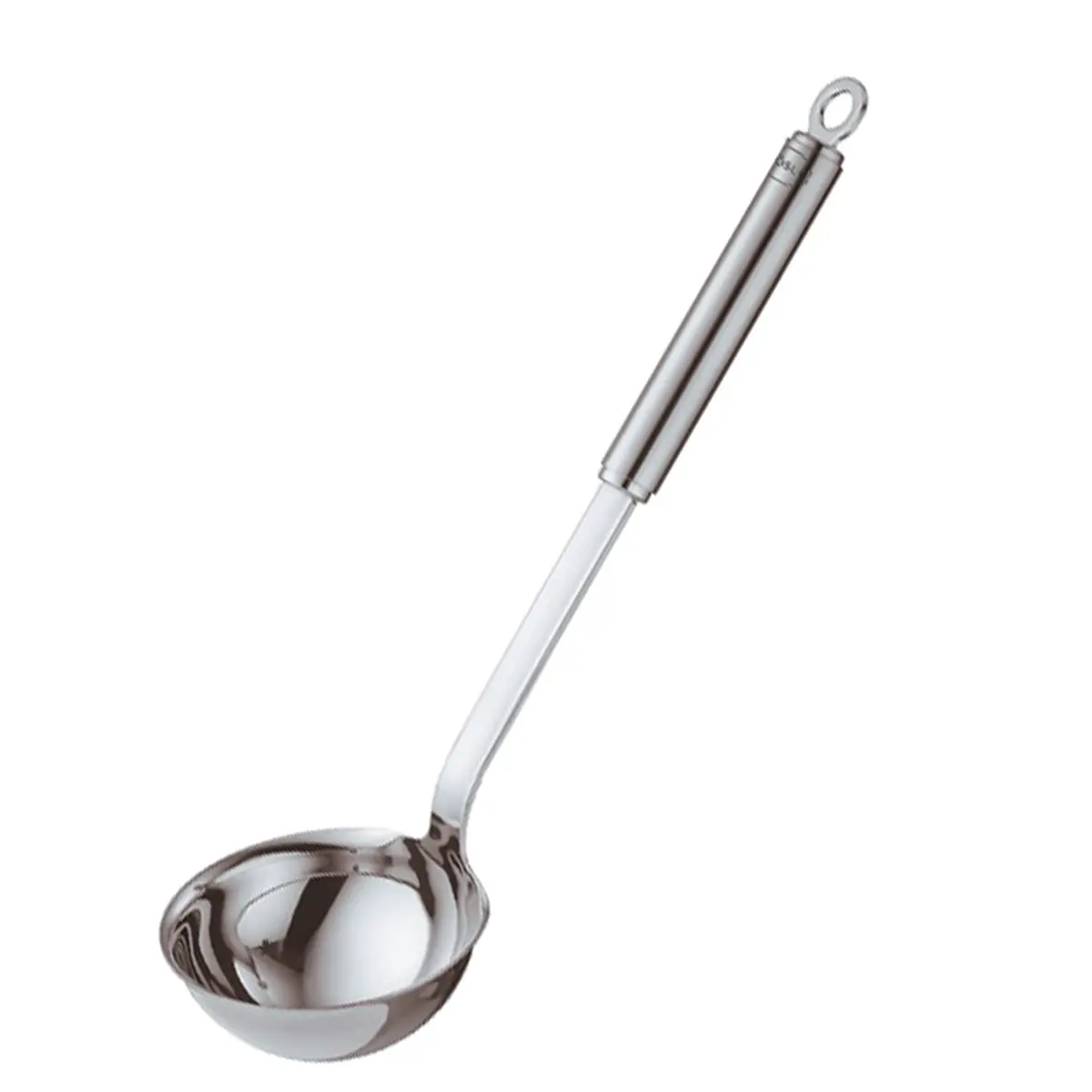 Rösle Stainless Steel Ladle with Pouring Rim 5.4 Oz | Balanced, Durable & Ergonomic Design - main product image
