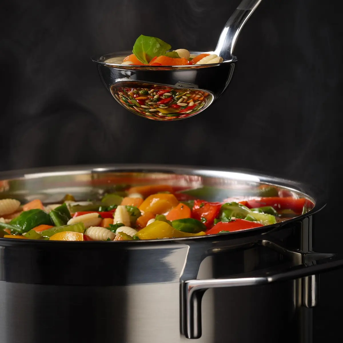 Rösle Stainless Steel Ladle with Pouring Rim 5.4 Oz | Balanced, Durable & Ergonomic Design - view 2