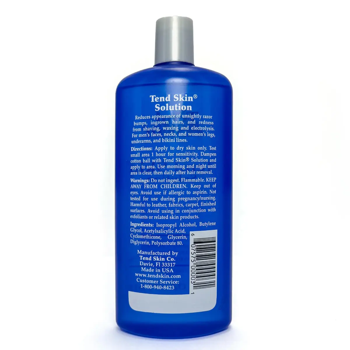Tend Skin Solution for Razor Bumps and Ingrown Hair 473ml (16 Fl Oz) | Effective Post-Shave & Toner - view 5
