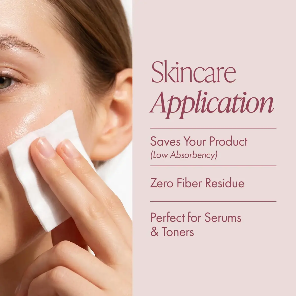 Intrinsics Silken 4x4 Esthetic Wipes 200 Count | Lint-Free Facial Wipes for Toner & Makeup Removal - view 4