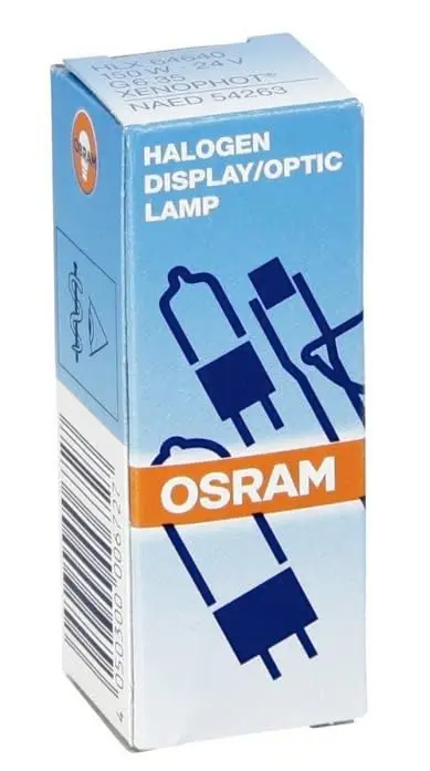 OSRAM FCS 64640 150W 24V HLX Halogen Light Bulb | 6000 Lumens, G6.35 Bi-Pin Base, 50H Rated Life - view 3
