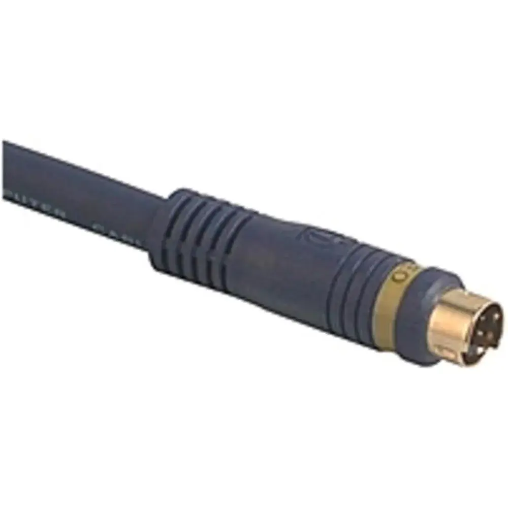 C2G Velocity S-Video Cable Blue 3.65m (12 Feet) | Connects DVD Players, PCs to TVs - main product image