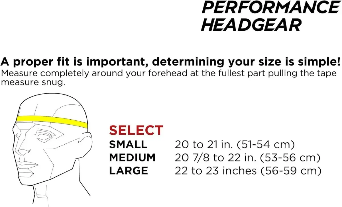 Full90 Select Performance Soccer Headgear, Red, Small | Lightweight & Adjustable - view 2