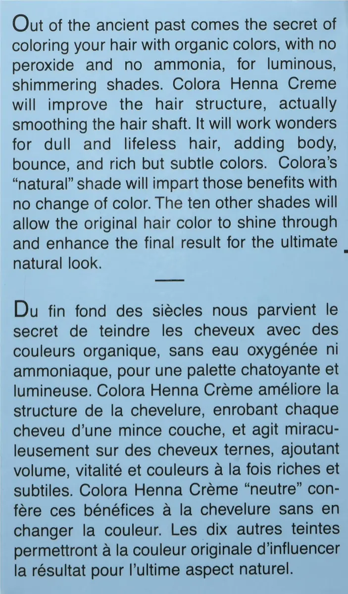 Colora Henna Creme Burgundy 59ml (2 Ounce) | Semi-Permanent Gray Coverage Hair Color - view 3