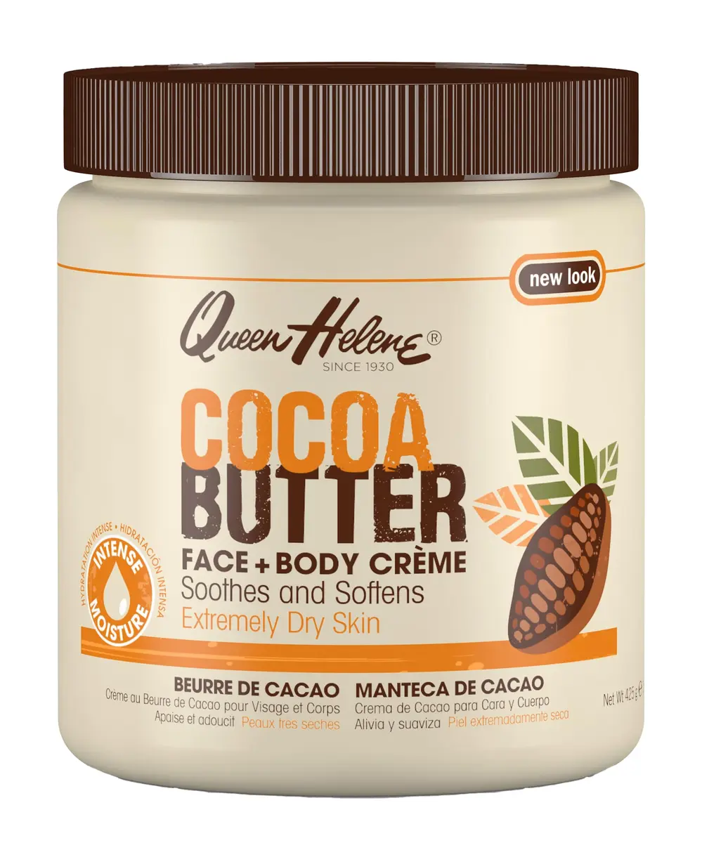 Queen Helene Cocoa Butter Creme – Deep Hydrating Cocoa Butter Formula for Smooth Radiant Skin | 15 oz Jar - main product image