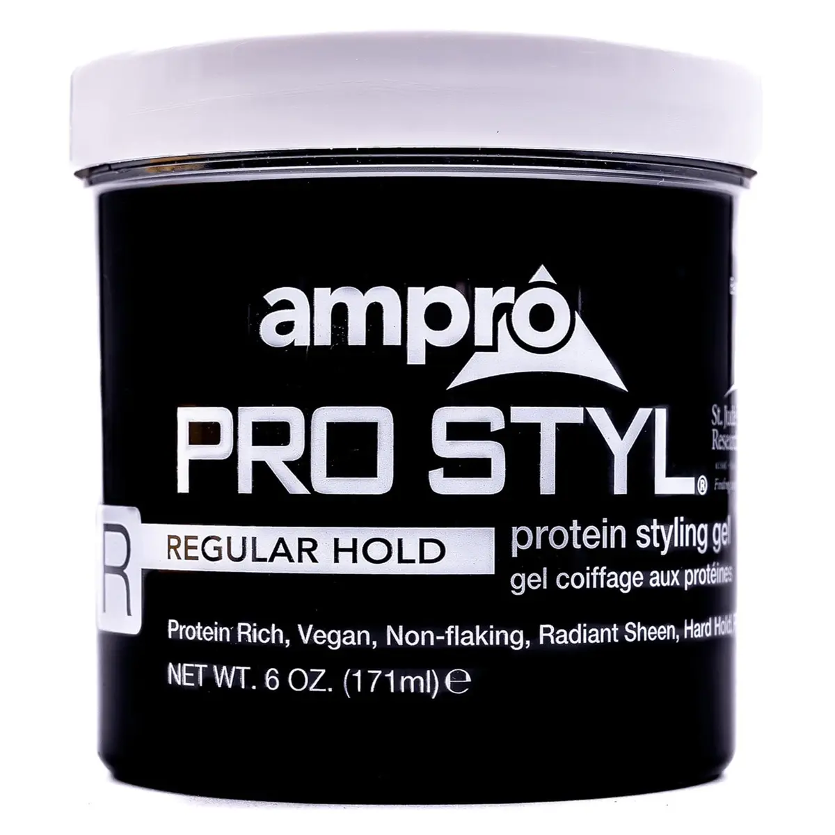 AmPro Pro Styl Styling Gel - Protects & Strengthens Hair - Non-Flaking, Alcohol Free, Vegan - Flexible, Touchable Hold - 6 oz - main product image