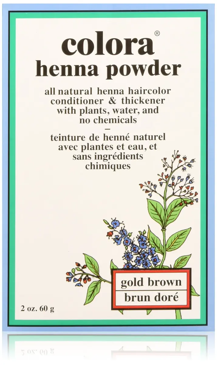 Colora Henna Powder Gold Brown Hair Color 2.9 oz (82 g) | Natural Organic Conditioner & Thickener - main product image