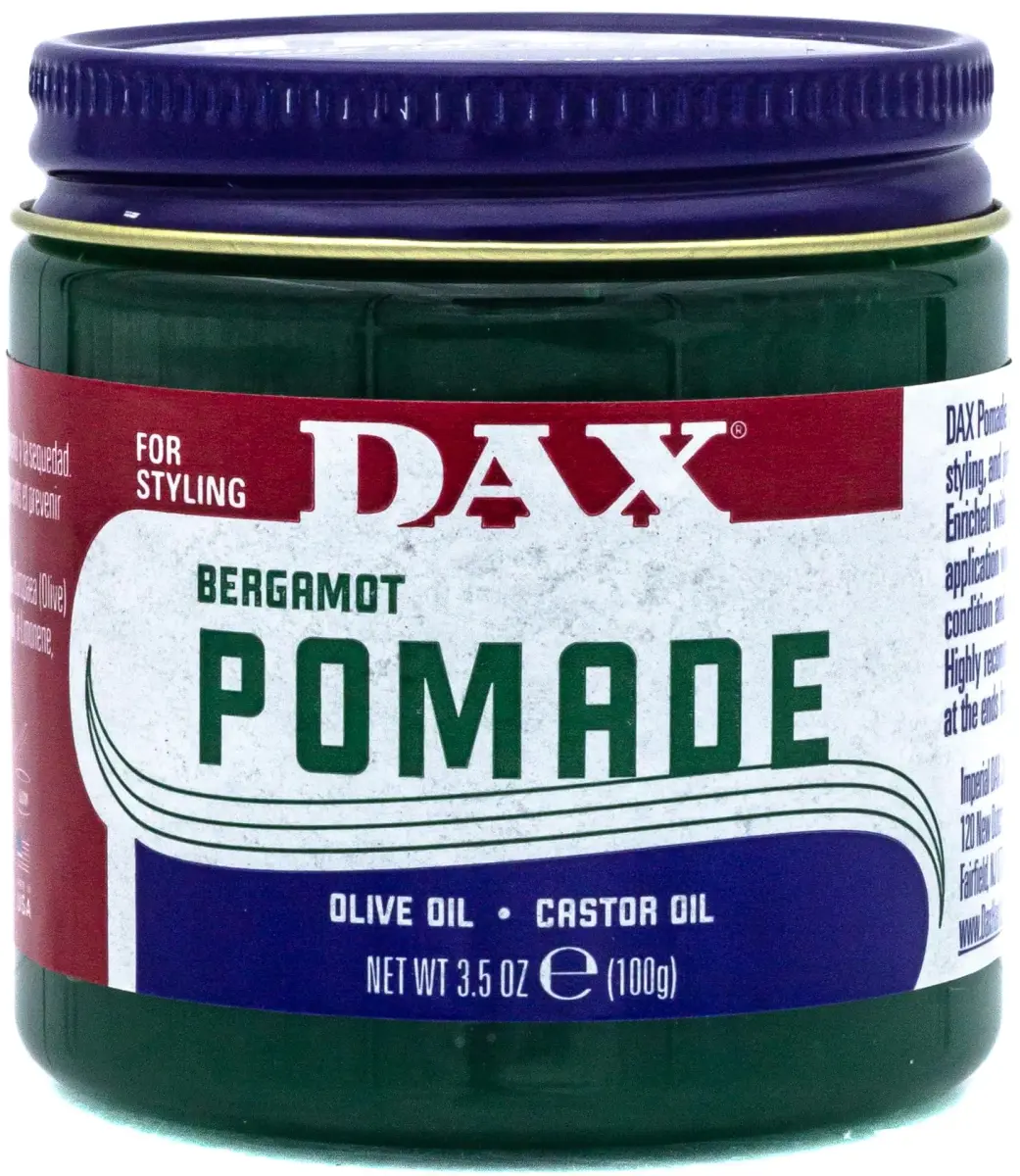 DAX Bergamot Pomade for Dry Hair 103.5 ml (3.5 oz) | Strong Hold, Glossy Finish - main product image