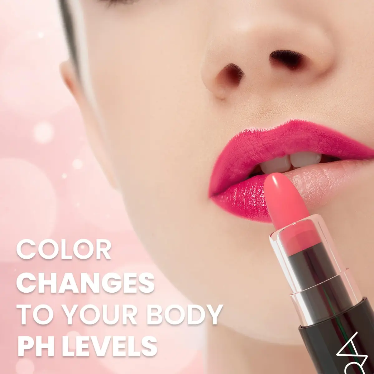 MOODmatcher LIVAURA Color Changing Lipstick Pink | 0.12 oz (3.4 g) - view 2