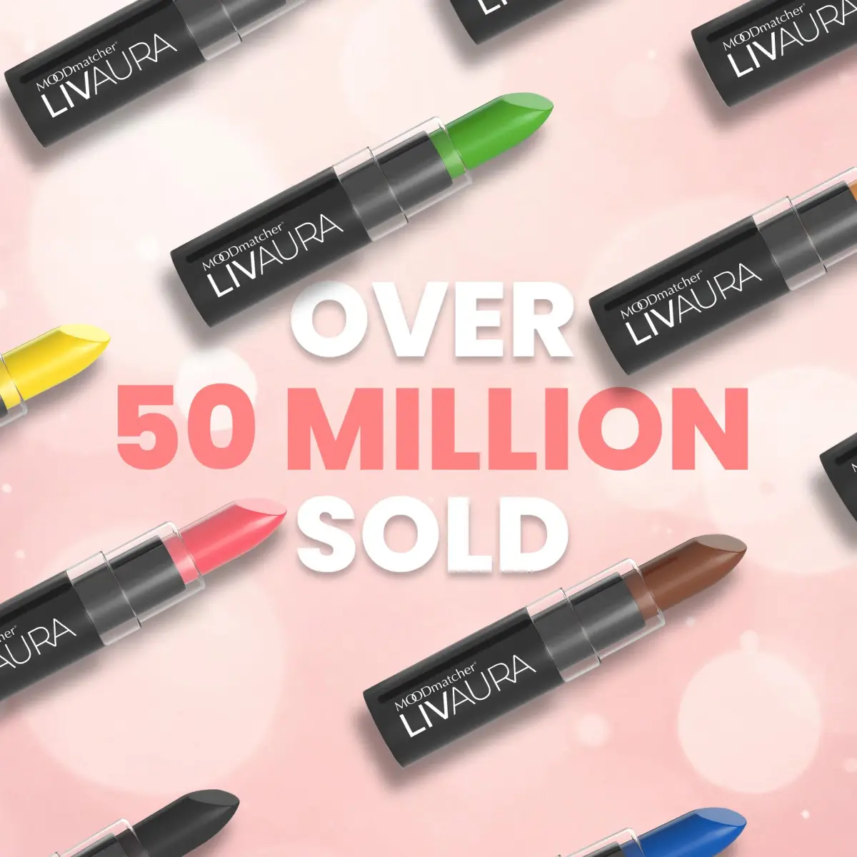 MOODmatcher LIVAURA Color Changing Lipstick Orange 0.12 oz (3.4g) | Personalized Lip Color with Aloe Vera & Vitamin E - view 7