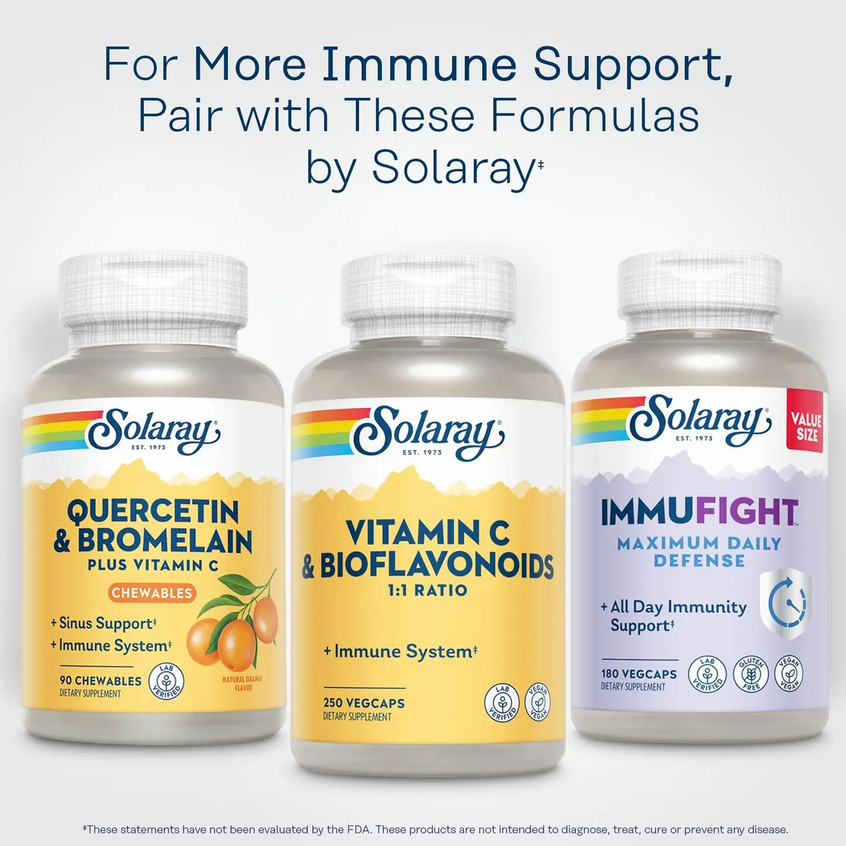 SOLARAY Vitamin C 500 mg with Citrus Bioflavonoids | Supports Immunity & Skin (70-120 chars) - view 6