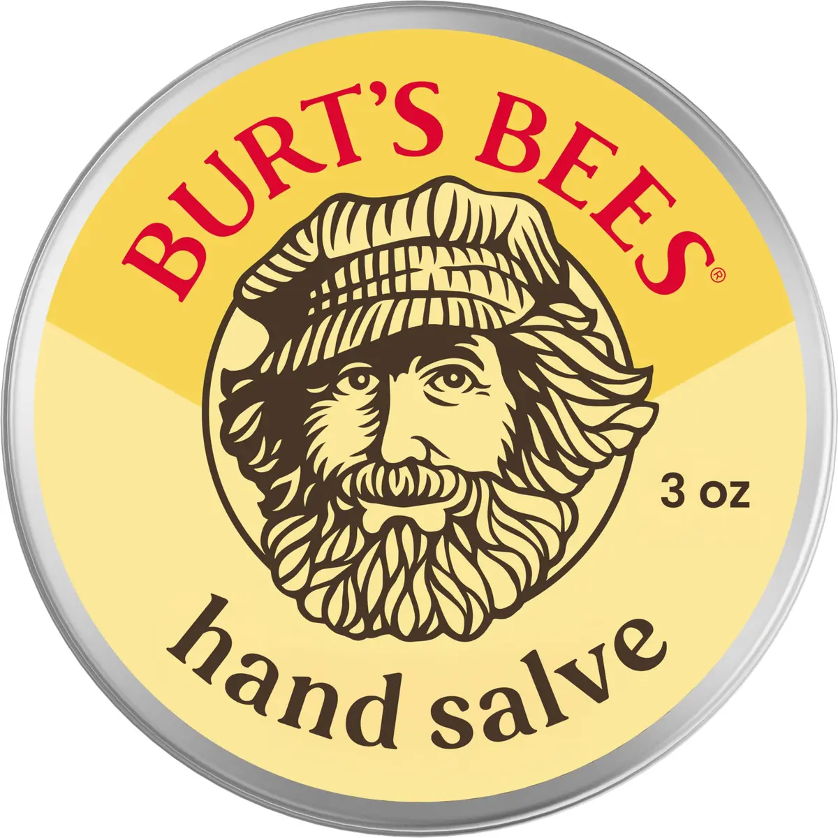 Burt's Bees 100% Natural Beeswax Hand Salve, 3 Oz | Nourishing Moisturizer for Dry Hands - main product image