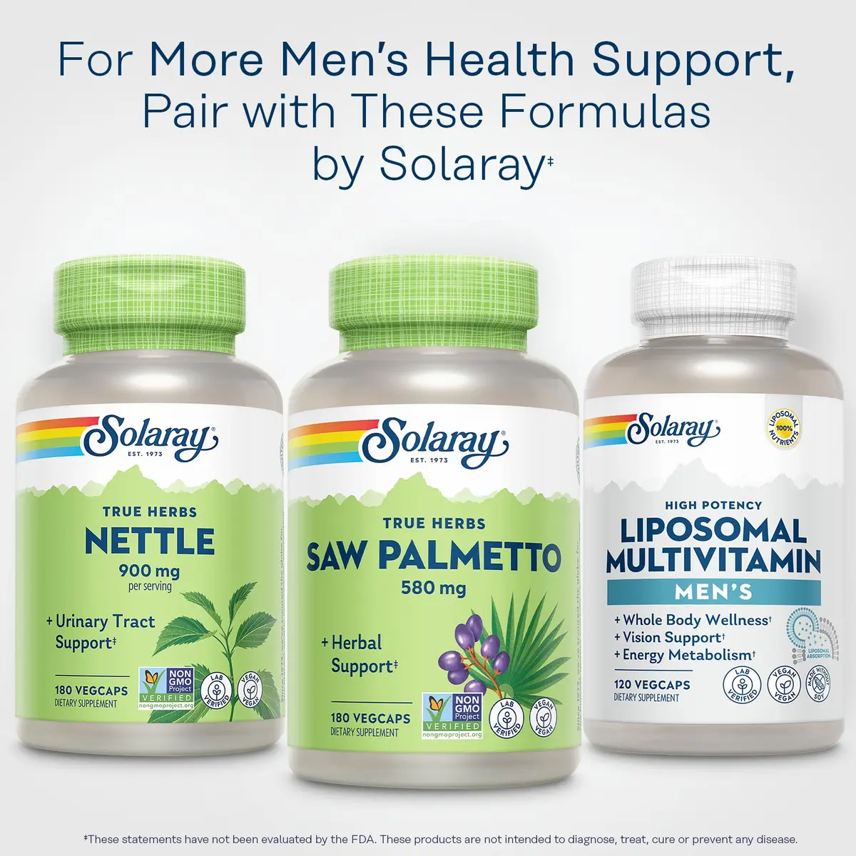 SOLARAY Saw Palmetto Berries 580 mg | Supports Prostate & Men’s Wellness - view 6